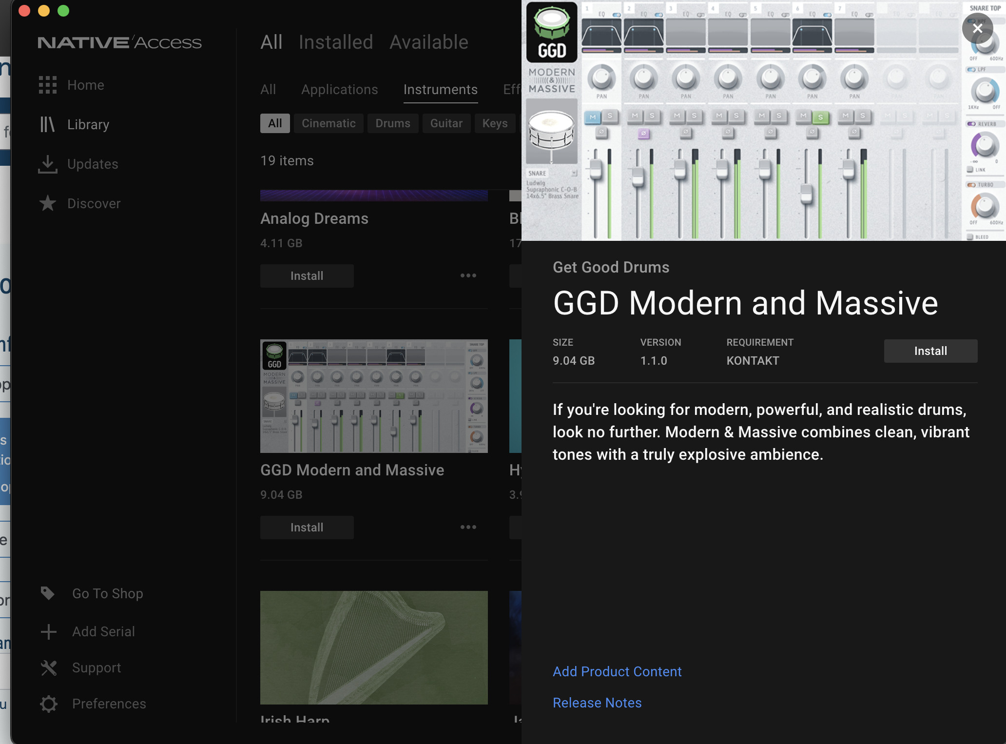 Native Instruments GGD Modern & Massive